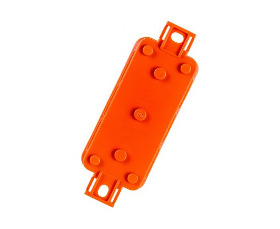 Огнестойкая коробка Экопласт JBL090 E110, о/п 90х42х40, 10 выходов, IP55, 2P, цвет оранжевый 43054HF 