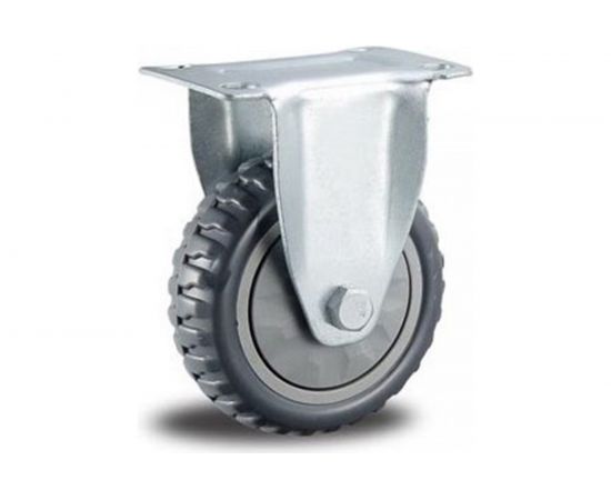 Колесо промышленное литое неповоротное 125 мм MFK-TORG 4002125-ЛИТ 