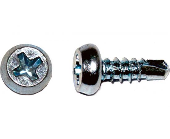 Саморез клоп КРЕП-КОМП со сверлом, оцинкованный, 3,5x11 200 шт. кцс1135мф 