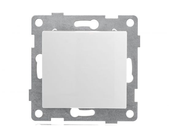 Проходной механизм переключателя GUSI ELECTRIC Bravo 1 клавиша, СУ, 10А, 250В, белый С10В4-001 