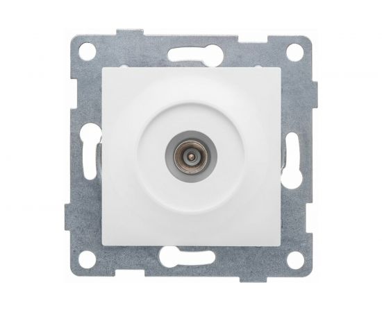 Антенная розетка GUSI ELECTRIC Ugra одинарной, СУ, белый С11А1-001 