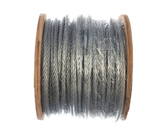Стальной трос Метизный двор 8 мм DIN 3055, 100 м 4690441030382 