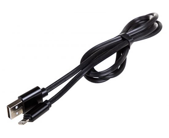 Кабель SKYWAY USB - Lightning 6.5А быстрая зарядка 1м черный в коробке S09601004 