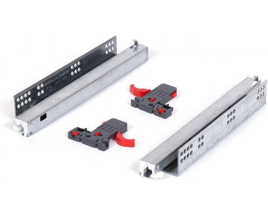 Направляющая полного выдвижения c доводчиком SAMET SMART SLIDE, Lock-Fix 350 мм СТ-00001279 