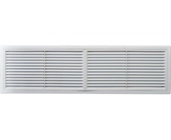 Решетка радиаторная (130х450х18 мм; белая) Эвент П4513РП 