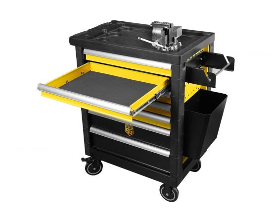 Инструментальная тележка Berger BG 7 ящиков с системой антиопрокидывания BG1509 