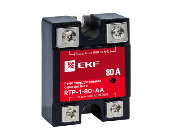 Твердотельное реле EKF однофазное RTP-80-AA PROxima rtp-1-80-aa 