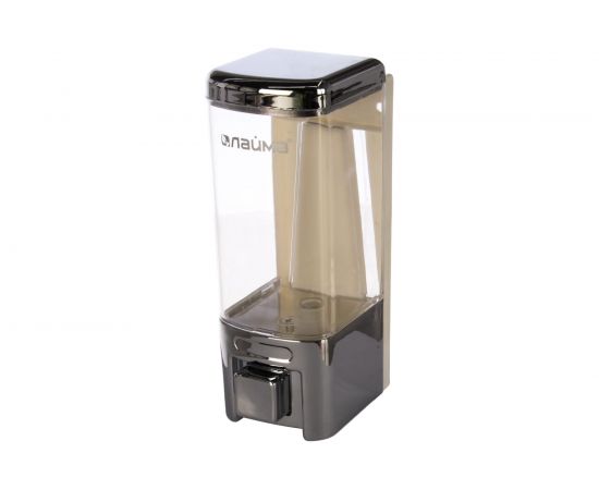 Диспенсер для жидкого мыла ЛАЙМА наливной, 0,48 л, ABS пластик, хром, 605053 