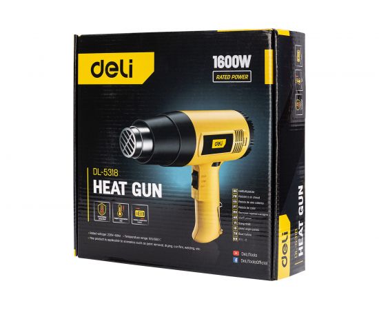 Термопистолет/технический фен DELI DL5318 1600Вт 103019 – изображение 11