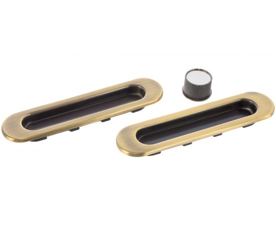 Ручки для раздвижных дверей RENZ бронза ант. INSDH 401 AB – изображение 2