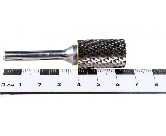 Борфреза твердосплавная цилиндрическая с торцевыми зубьями тип B ZAYS ROTORICA B1625X06 – изображение 2