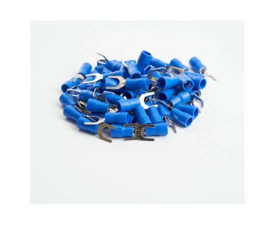 Вилочный изолированный наконечник STEKKER НВИ 2,5-4, LD403-254 (ОПТ упаковка 100 шт) 39428 – изображение 2