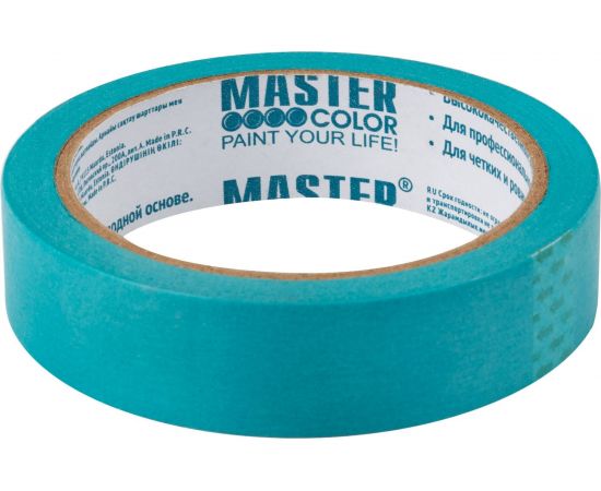 Малярная лента Master Color бумажная для деликатных поверхностей 24 мм х 25 м 30-6132 – изображение 2