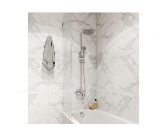 Смеситель для душа Milardo Simp с верхней лейкой SIMSB1FM89 – изображение 2