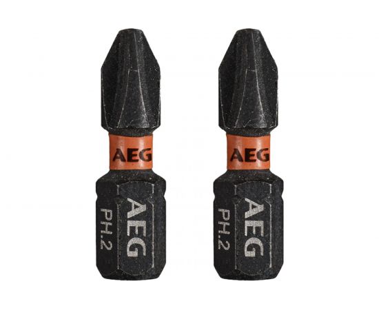Биты ударные AAK252PH2 (2 шт; PH2; 25 мм) AEG 4932479164 – изображение 2