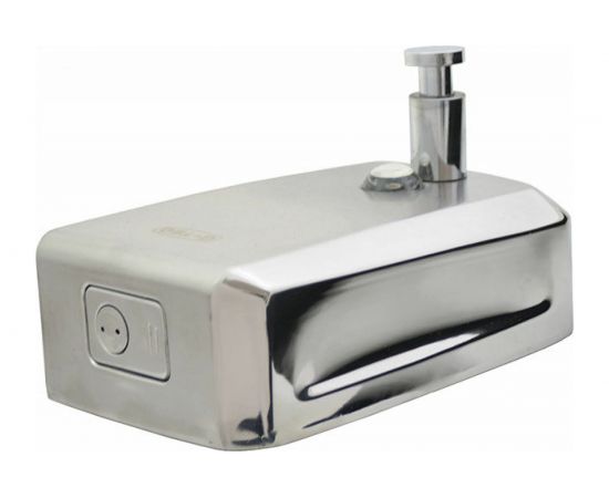 Дозатор для жидкого мыла 1 л. G-teq 8610 Lux металл – изображение 3