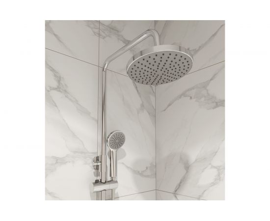 Смеситель для душа Milardo Simp с верхней лейкой SIMSB1FM89 – изображение 3