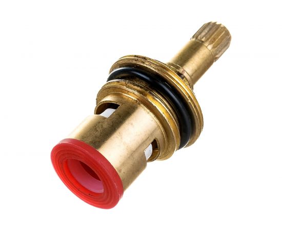 Керамическая кран-букса Профсан ПСМ 1/2"", 20 шлицов, удлиненная 2 резьбы PSM-1292-20 – изображение 3