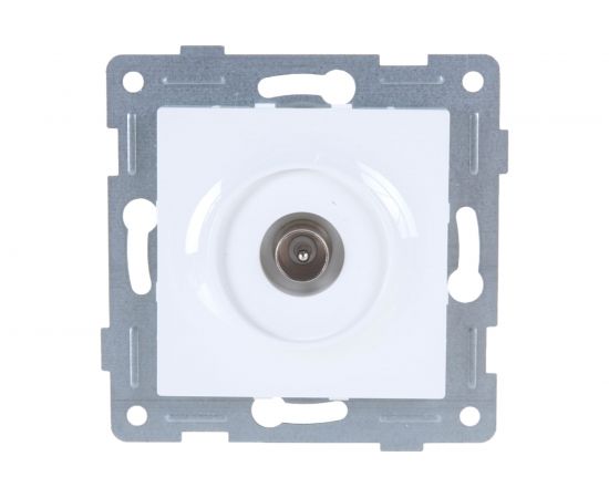 Антенная розетка GUSI ELECTRIC Ugra одинарной, СУ, белый С11А1-001 – изображение 3