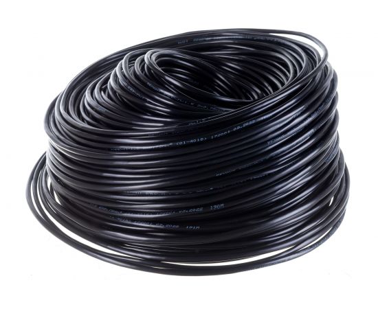 Кабель REXANT КВК-П-1,5+2x0,75 кв.мм Cu/Cu черный бухта 200 м 01-4015 – изображение 3