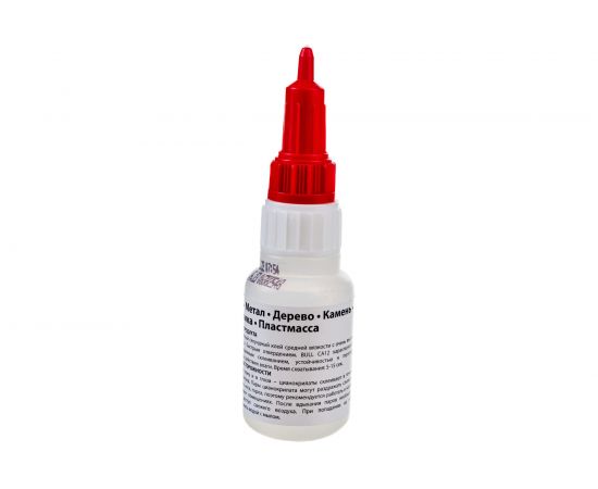 Универсальный супер клей Bull CA12-100HV средней вязкости 20 гр BA155 – изображение 4