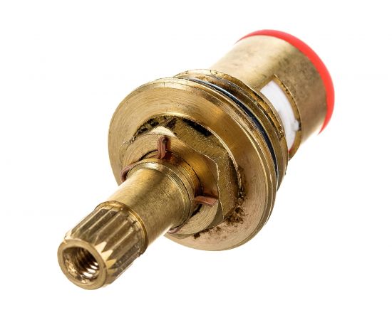 Керамическая кран-букса Профсан ПСМ 1/2"", 20 шлицов, удлиненная 2 резьбы PSM-1292-20 – изображение 4