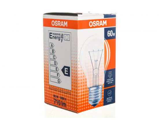 Лампа накаливания CLASSIC A CL 60W E27 OSRAM 4008321665850 – изображение 4