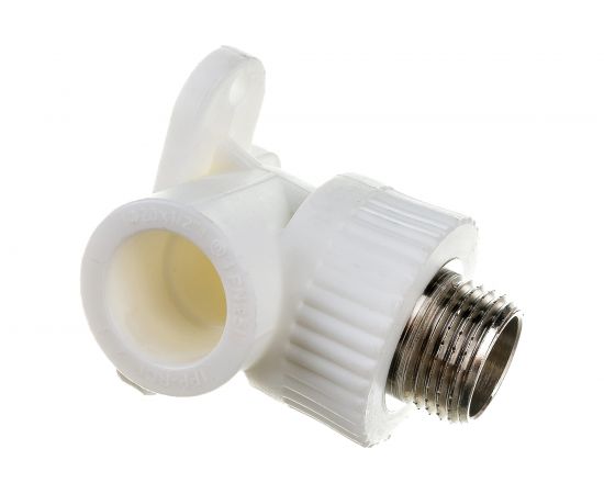 Комбинированный отвод PP-R SLT AQUA с креплением, НР 20х1/2 SLTFY7201 – изображение 4