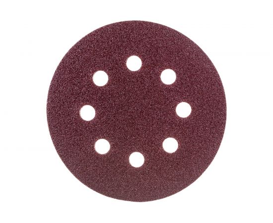 Круги шлифовальные 5 шт. (125 мм; Р80; 8 отверстий) FIT IT 39664 – изображение 4