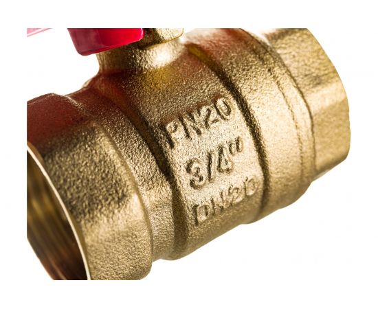 Шаровой кран ProfECO 3/4 ВР-ВР, муфтовый, бабочка, Ду20, Ру20 11Б27п1 PE-34FFB – изображение 4