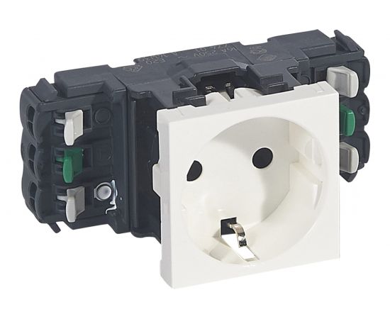 Механизм розетки Legrand 1-м СП Mosaic New для кабель-канала DLP Leg 077401 133183 – изображение 4