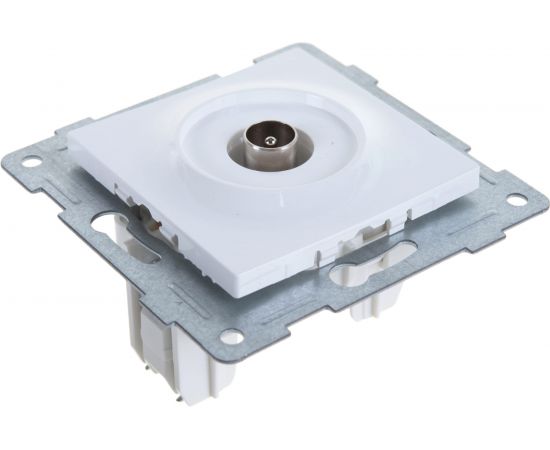 Антенная розетка GUSI ELECTRIC Ugra одинарной, СУ, белый С11А1-001 – изображение 5