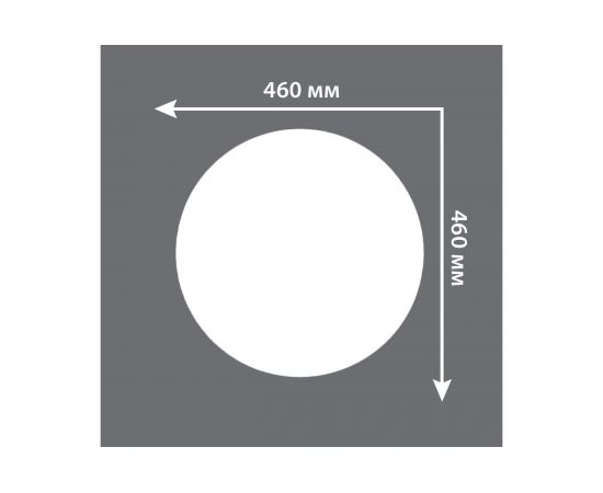 Потолочная розетка Decomaster d наружный 460 мм, h=26 мм DM-0461 – изображение 5