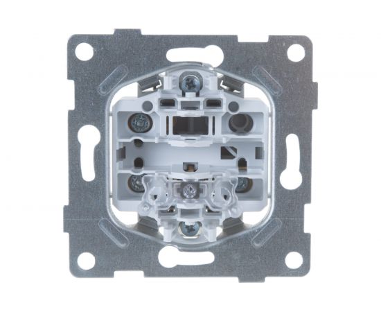 Проходной механизм переключателя GUSI ELECTRIC Bravo 1 клавиша, СУ, 10А, 250В, белый С10В4-001 – изображение 5