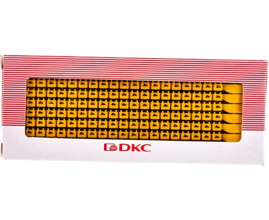 Маркер для кабеля сечением 0,5-1,5 мм DKC символ 4, 200шт MKF4S1 – изображение 7