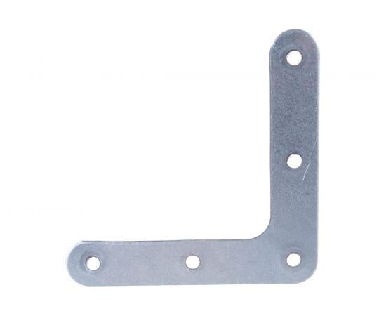 Мебельный уголок с шурупом Невский Крепеж оцинк. 80x80x2 мм 2 шт. 810084 