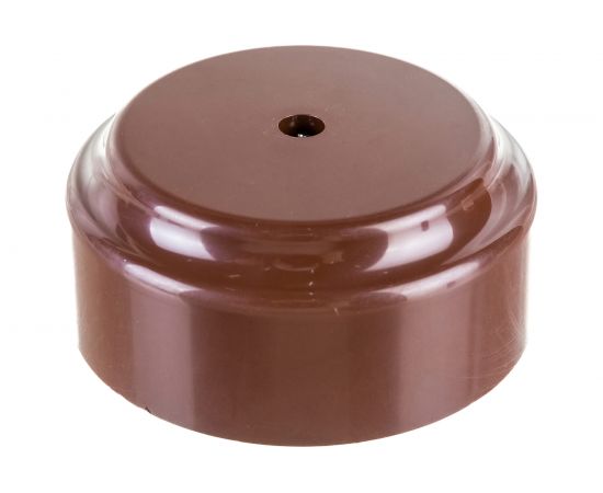 Монтажная коробка Bylectrica КМ-450 открытой установки, без сальников, диаметр 80 мм, серия РЕТРО, коричневый, 