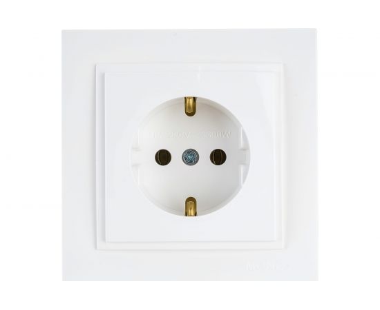 Розетка MONO ELECTRIC с заземлением DESPINA СЛОНОВАЯ КОСТЬ 102-010021-117 