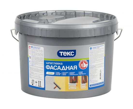 Шпатлевка фасадная ПРОФИ 16 кг ТЕКС 111669 
