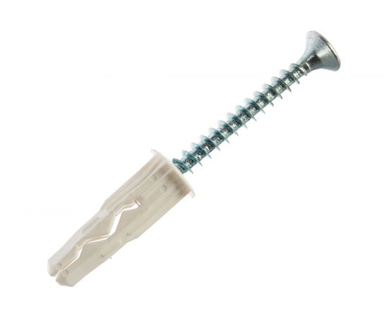 Шуруп ЕВРОПАРТНЕР Zn 4,0х35 в компл. с дюбелем MULTI 6x25 14шт. MP 402 17 