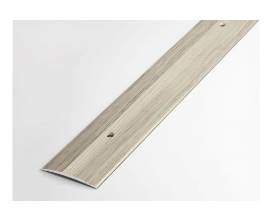 Порог прямой алюминиевый декоративный (37 мм, 1,8 м, Клен беленый) ЛУКА 00000001715 
