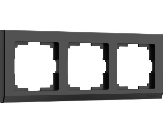 Рамка Werkel W0031808 на 3 поста Stark черный a050925 