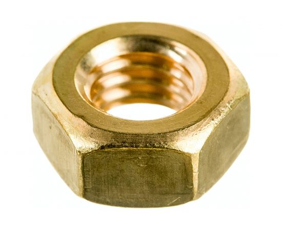 Шестигранная гайка DINFIX DIN 934, латунь, М6, 10 шт. 00-00001724 