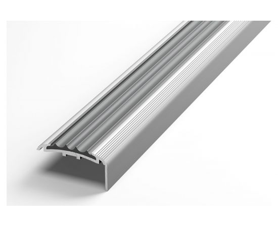 Порог угловой антискользящий алюминиевый ЛУКА (40х20 мм, 0,9 м, Без окраса) УТ000023706 