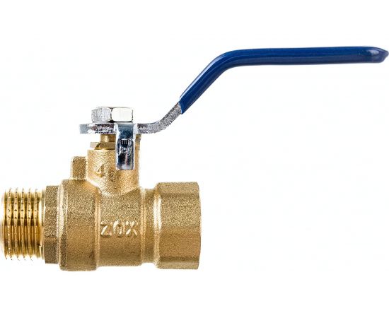 Шаровой кран Zox 1/2 вн/нар, рукоятка 519280 