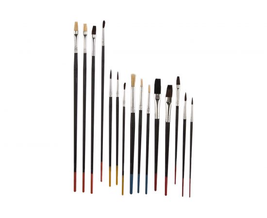 Набор художественных, универсальных кистей, натуральная щетина 15шт COLOR EXPERT 82615050 