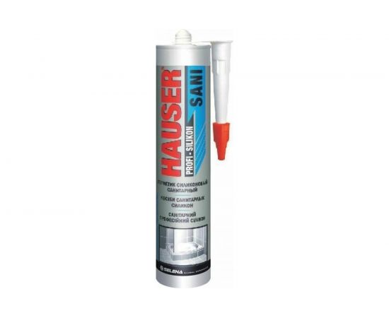 Силиконовый герметик TYTAN HAUSER SANI санитарный, бесцветный, 260 мл 17639 