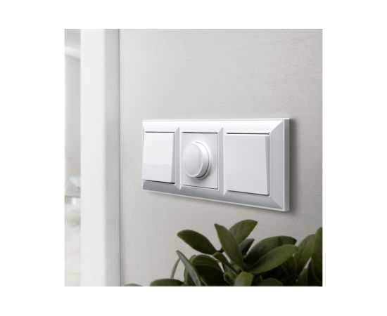 Перекрестный переключатель WERKEL W1113001 одноклавишный белый a051117 – изображение 2
