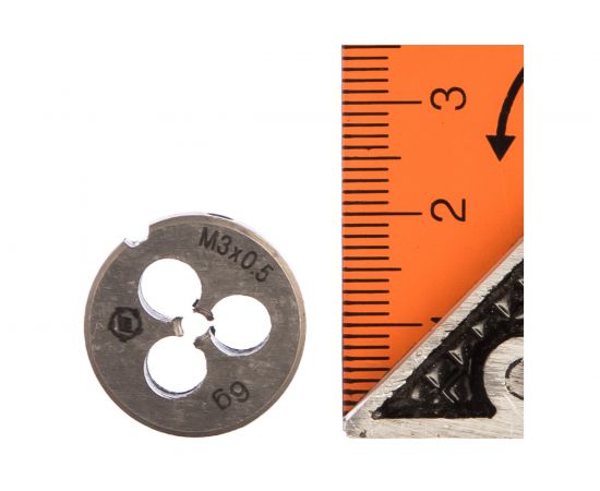 Плашка М 3 х0.5 9ХС ТМ Туламаш 57868 – изображение 2