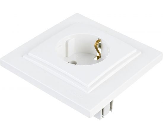 Розетка MONO ELECTRIC с заземлением DESPINA СЛОНОВАЯ КОСТЬ 102-010021-117 – изображение 2